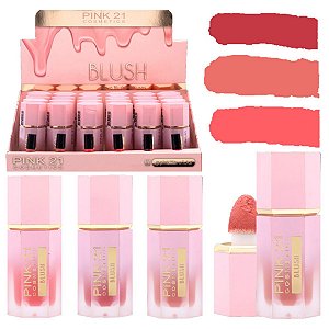 Pink 21 - Blush Liquido Multiuso CS3945 - 24 Und