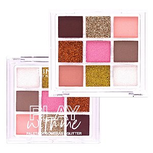 Pink 21 - Paleta de Sombras e Glitter CS4251 - COR 03