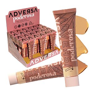 Adversa - Base Vegana Poderosa Tons Medios - 24 Und