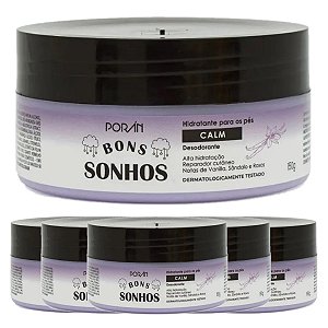 Poran - Hidratante para Pés Bons Sonhos PR323 CALM - 6 Und