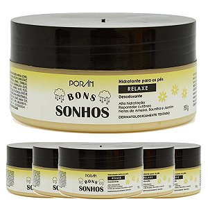 Poran - Hidratante para Pés Bons Sonhos PR333 RELAXE - 6 Und
