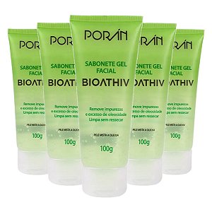 Poran - Sabonete Gel Facial Bioathiv PR114 - 12 Und