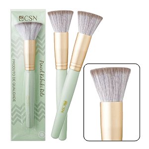 Cisne - Pincel Kabuki Reto Verde CP32E - 6 Und