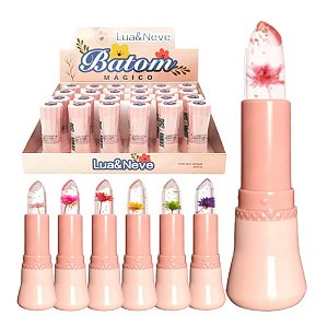 Lua e Neve - Batom Magico Flor LN02449 - 24 Und