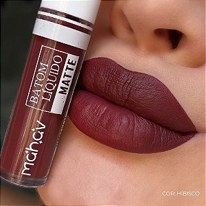 Mahav - Batom Liquido Matte Hibisco BLMVHB - 12 Und