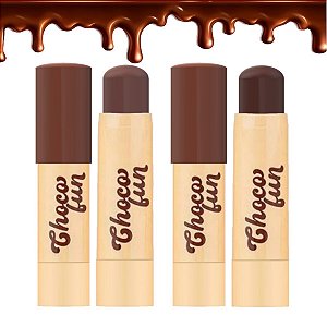Fenzza - Contorno Stick Choco Fun 80% e 100% - 04 Unid