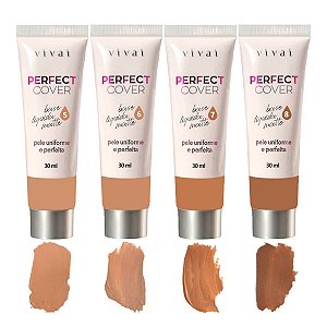 Vivai - Base Liquida Perfect Cover Tons Médios - 12 Und