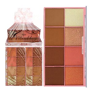My Teen - Contorno Blush e Iluminador Marble MY8313 - 12 Und