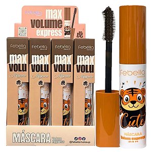 Febella - Mascara de Cilios Marrom Volume MA30444 - 12 Und