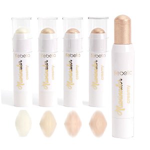 Febella - Iluminador Stick Bastão Creamy MU50114 - 4 Und