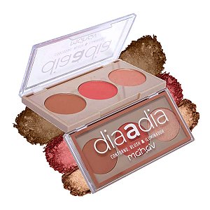 Mahav - Paleta Contorno Blush Iluminador Dia a Dia - Cor 2