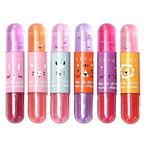 Vivai - Lip Gloss Duo Mundo Animal 3188 - 6 Und