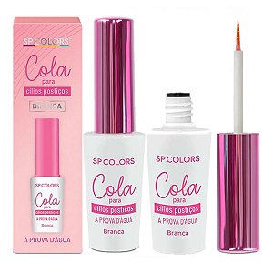 SP Colors - Cola para Cilios Prova Dagua Branca SPG03