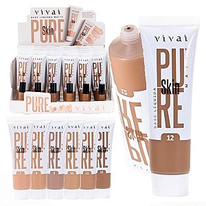 Vivai - Base Matte Pure Skin Escuros 1108 B 7 a 12 - 24 Und