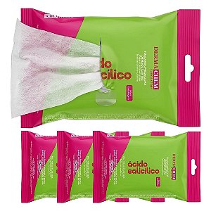 Dermachem - Lenço Acido Salicílico Peles Mistas e Oleosas 06080 - 6 Und