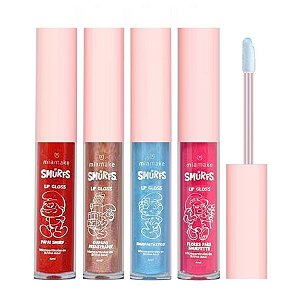 Mia Make - Lip Gloss SMURFS Cintilante 561 - 4 Und