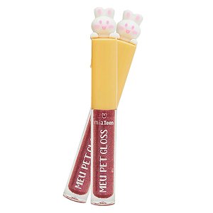 Mia Make - Lip Gloss Meu Pet 528 - COELHO