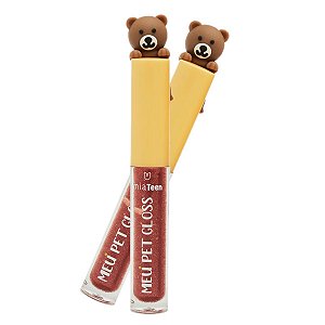 Mia Make - Lip Gloss Meu Pet 528 - URSO