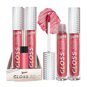 Luisance - Lip Gloss 3D Cintilante DIva faz Assim L5303 Cor 08 - 12 Und