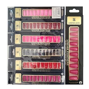 Sabrina Sato - Unhas Postiças Alongadas SS3568 - 6 Kits