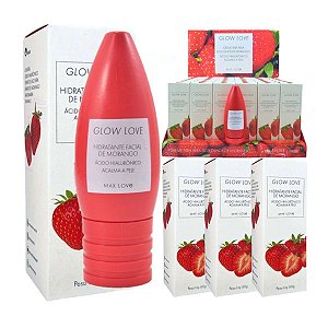 Max Love - Hidratante Facial Glow Love Morango - 36 Und