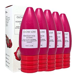 Max Love - Hidratante Facial Glow Love Pitaya - 6 Und