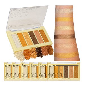 Luisance - Paleta de Sombras L3236 GOLD - 6 Und