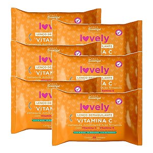 Face Beautiful - Lenço Demaquilante Vitamina C Lovely - 12 Und