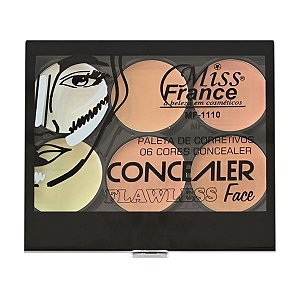 Miss France - Paleta de Corretivo Flawless MF1110 - Cor 01