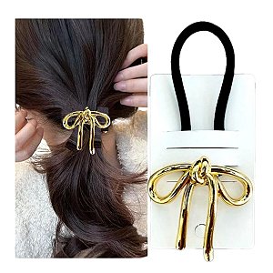 Importado - Rabicó de Cabelo Laço Dourado HP1646-6 Unitario