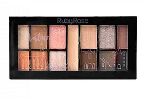 Ruby Rose - Paleta de Sombras Matte com Primer Natural HB9985 -4