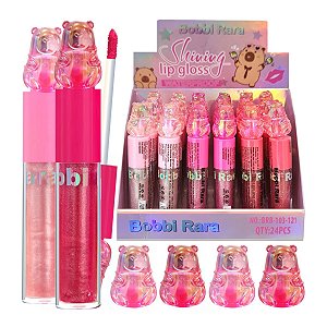 Bobbi rara - Lip Gloss com brilho Capivara - 24Unid