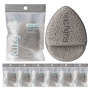 Ruby Rose - Esponja Esfoliante Facial Clean A70002 - 6 Und
