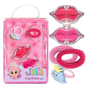 CG Kids - Kit Infantil Bolsinha Batom e Acessórios