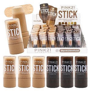 Pink 21 - Contorno e Corretivo Stick CS5666 - 24 Und