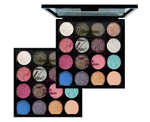 Ruby Rose - Paleta de Sombras The Glow 15 Cores  HB 1016