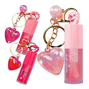 Labranche - Lip Gloss com Chaveiro Coração LA1216 - 03 Unid