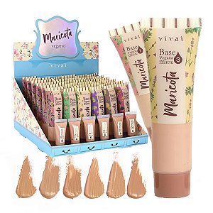 Vivai - Base Facial Vegana Matte Tons Claros ( 1 a 6 ) G1 - 36 Unid