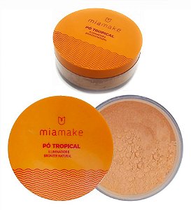 Mia Make - Pó Solto Efeito Duo Iluminador e Bronzeador Natural  157.1.99