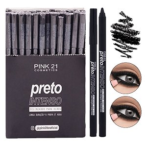 Pink 21 - Delineador Intenso Prova Dagua CS3761 - 48 Und