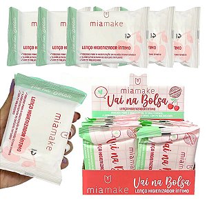 Mia Make - Lenço Higienizador Intimo Vai na Bolsa 465 - 12 Und