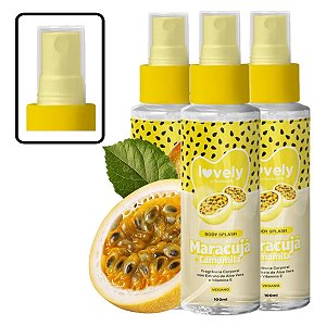 Face Beautiful - Body Splash Maracuja Vegano FB528 - 6 Und