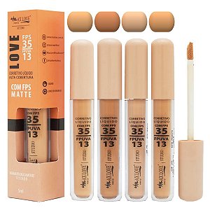 Max Love - Corretivo Liquido FPS 35 104 a 107 - 4 Und
