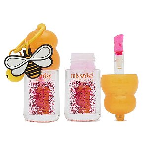 Miss Rose - Lip Gloss Honey Chaveiro Abelha BX7701 - COR 04