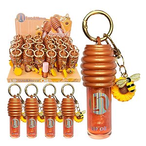 Lua e Neve - Lip Oil Mel Espelhado Chaveiro LN09132 - 24 Und