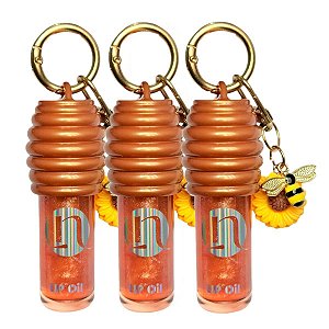 Lua e Neve - Lip Oil Mel Espelhado Chaveiro LN09132 - 6 Und