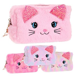 Cisne - Necessaire Estojo Gatinho NECC01XM - 6 Und