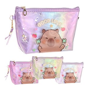 Cisne - Necessaire de Capivara Good Luck NECC02KP