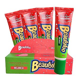 Face Beautiful - Hidratante Labial Beautyloo Melancia - 6 Un