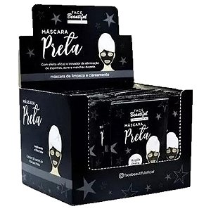 Face Beautiful - Mascara Preta Sachê 50 Unids - FB117